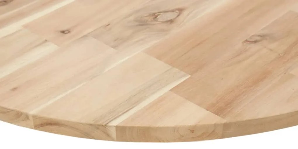 Tampo de mesa redondo Ø70x2 cm madeira de acácia maciça