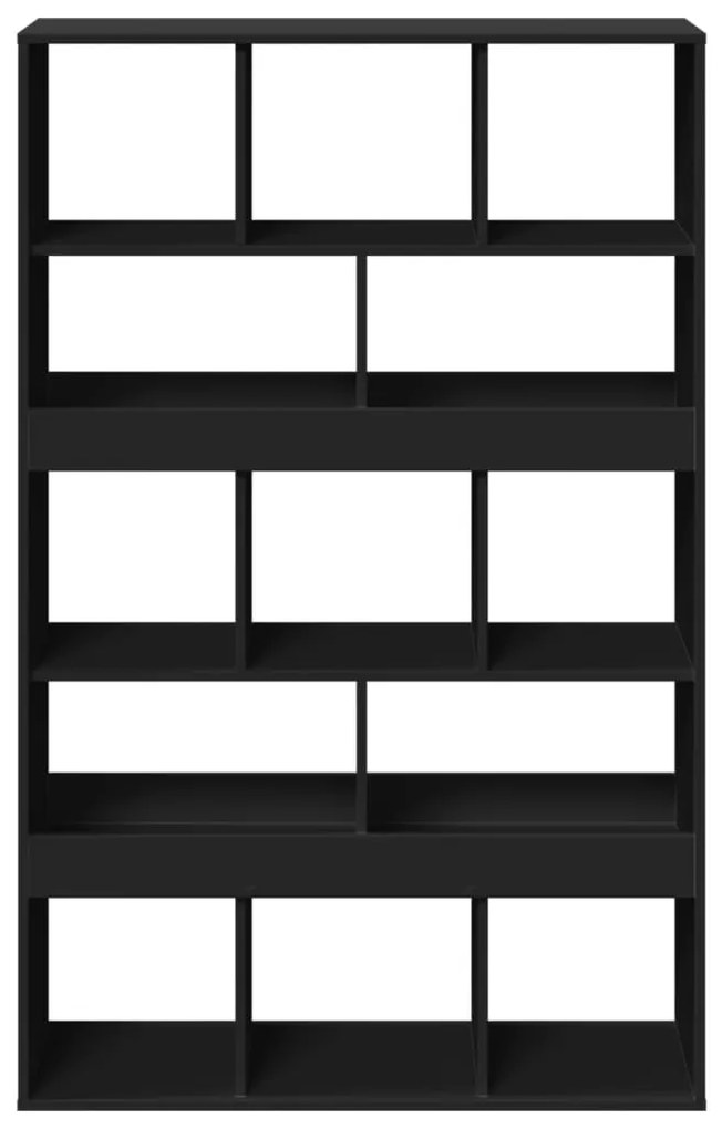 Estante 100x33x156,5 cm derivados de madeira preto