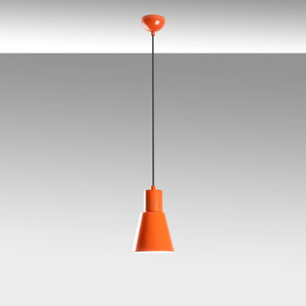 Candeeiro Chandelier Konikkem – Laranja – Ø14 h:20 cm