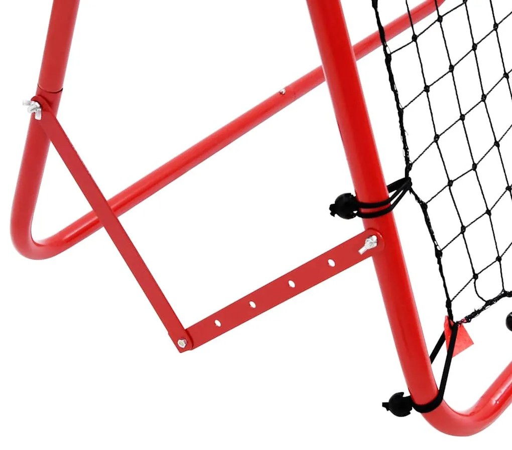 Rede de ressalto para futebol ajustável 100 x 100 cm
