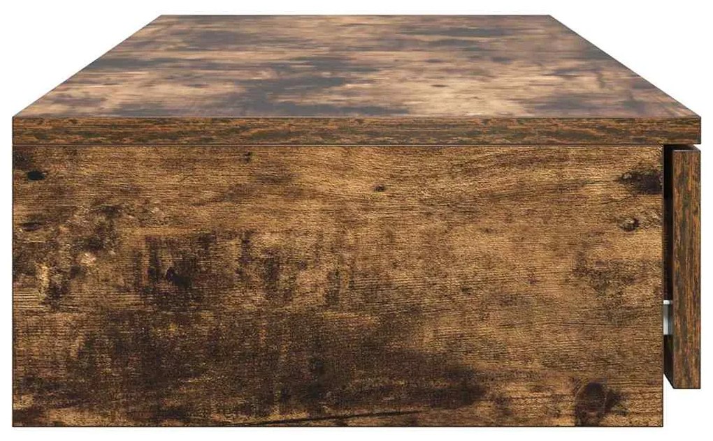Gavetas de Cama vidaXL Carvalho Fumado 120x36,5x16,5 cm Madeira Engenh