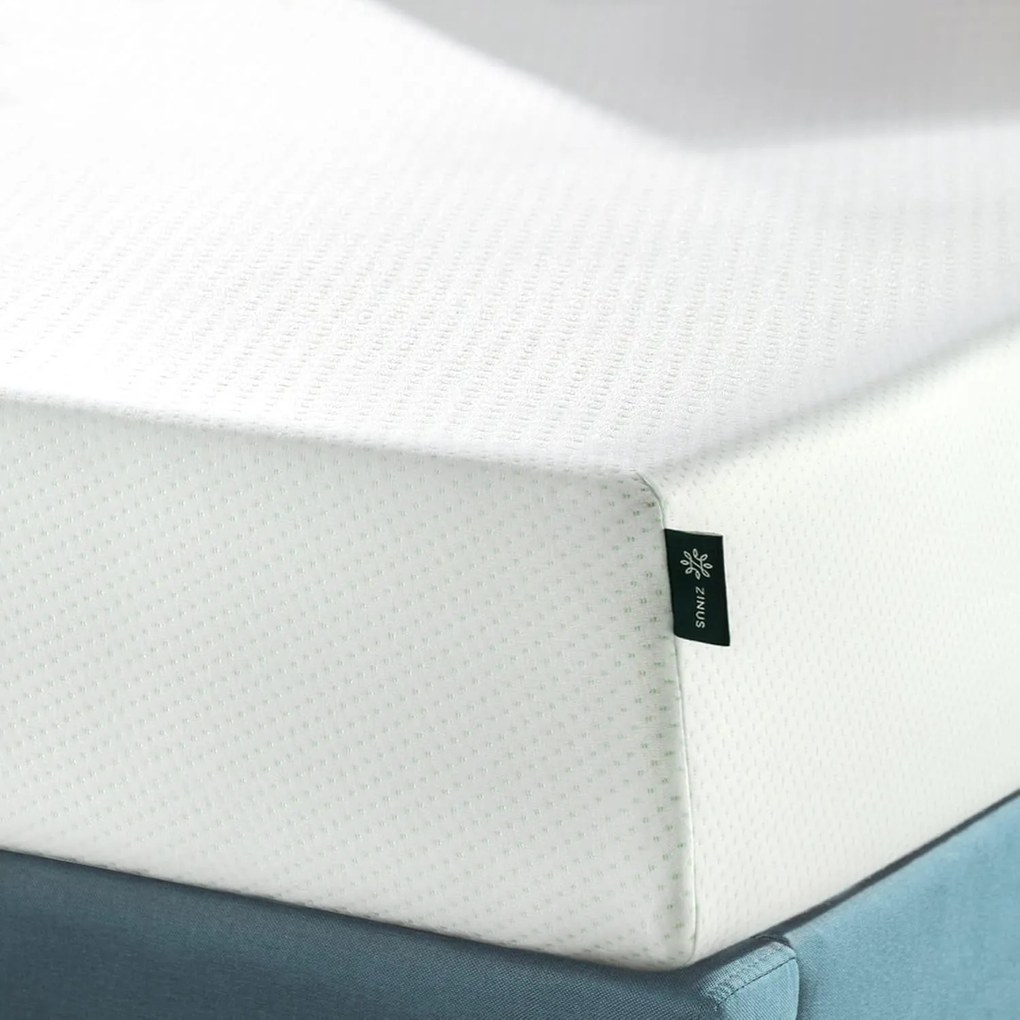 Colchão Viscoelástico Zinus com Chá Verde – Várias Medidas  – 7 Zonas