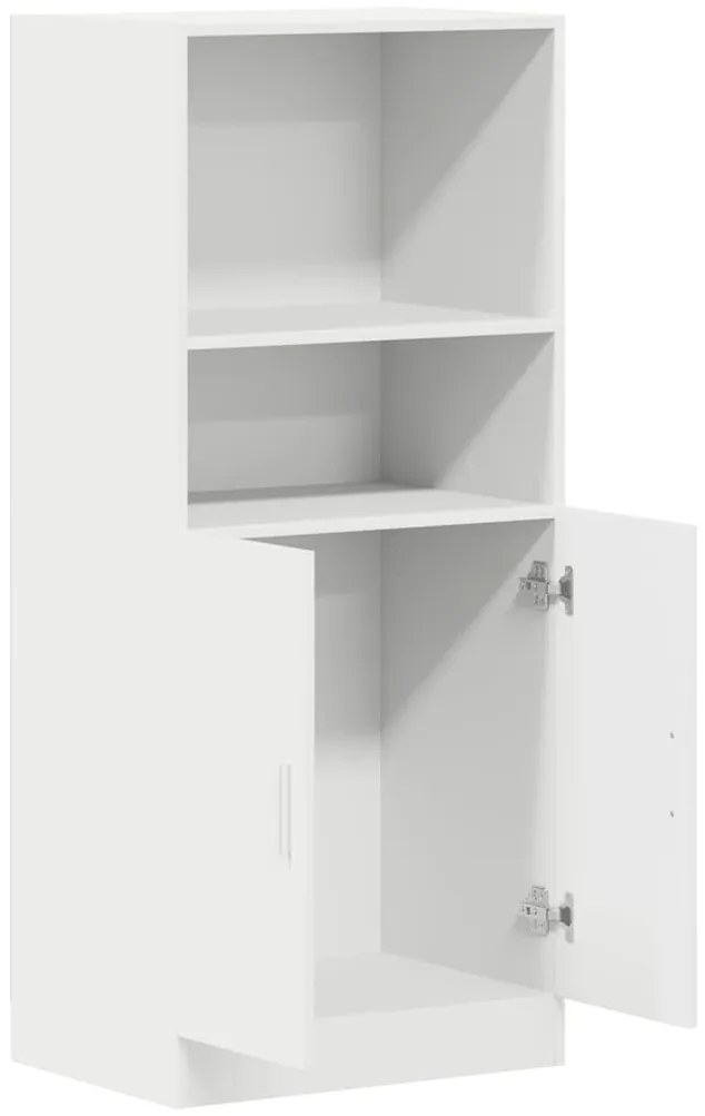 Armário de cozinha 57x41,5x131,5 cm derivados de madeira branco