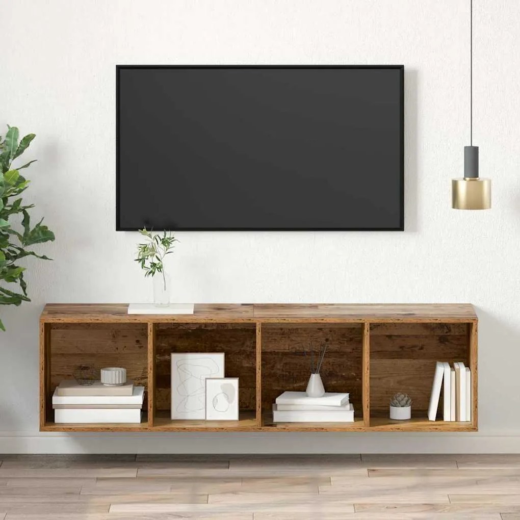Gabinete para TV Madeira antiga 37 x 37 x 142.5 cm