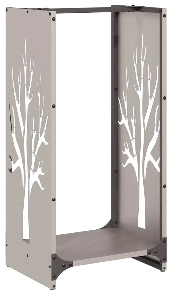Rack Lenha 40x30x80 cm aço resistente às intempéries