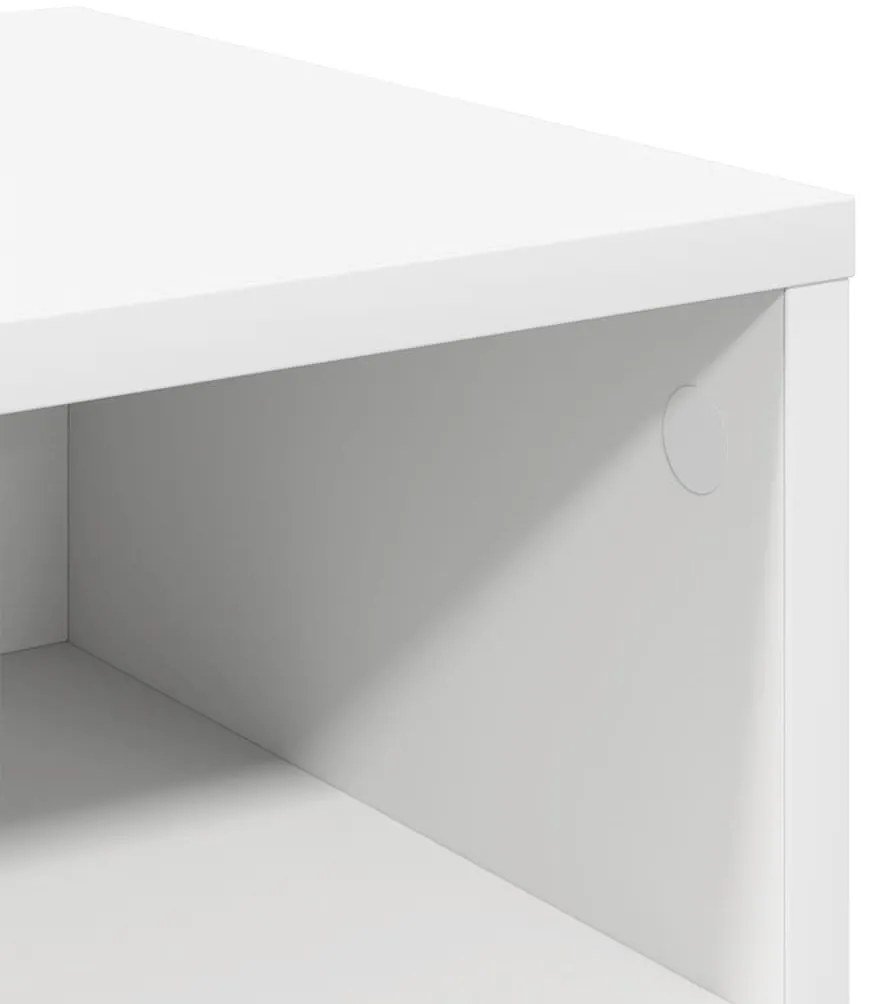 Mesa-de-cabeceira 40x30x30 cm aglomerado branco