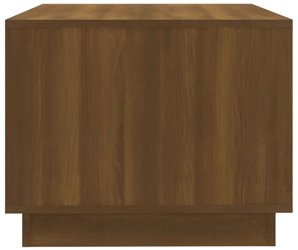 Mesa centro 102,5x55x44 cm derivados madeira carvalho castanho