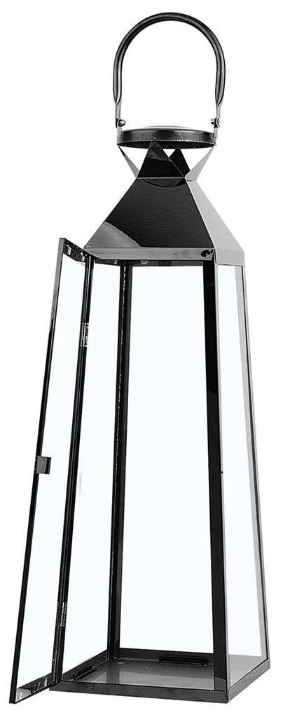 Lanterna decorativa preta 42 cm CRETE Beliani