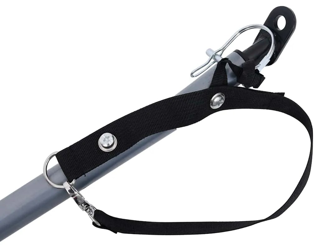 Reboque de carga para bicicleta 65 kg cinzento e laranja