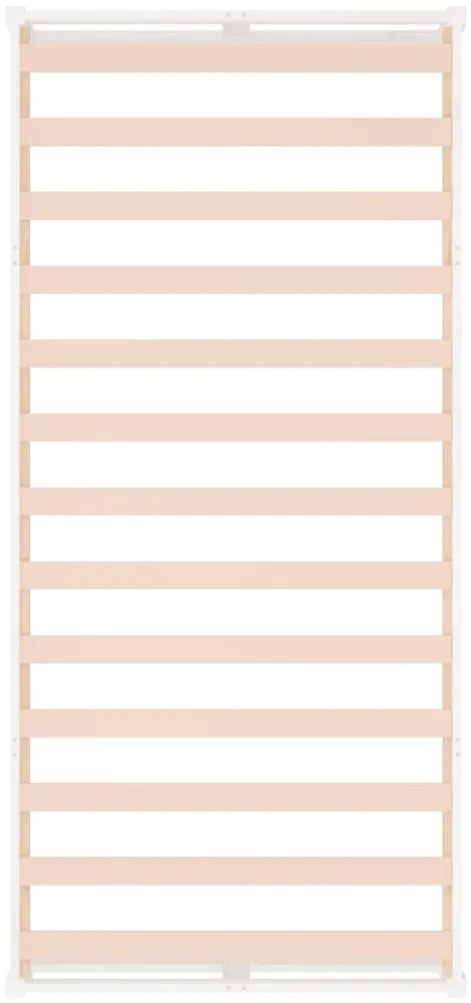 Estrutura de cama 90x200 cm madeira maciça branco