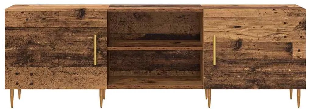 Gabinete para TV com prateleira Madeira antiga 150 x 30 x 50 cm
