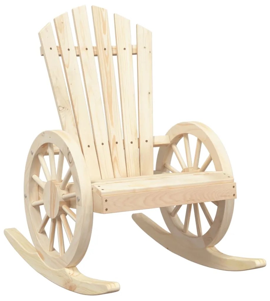 3 pcs conjunto lounge de jardim madeira de abeto maciça