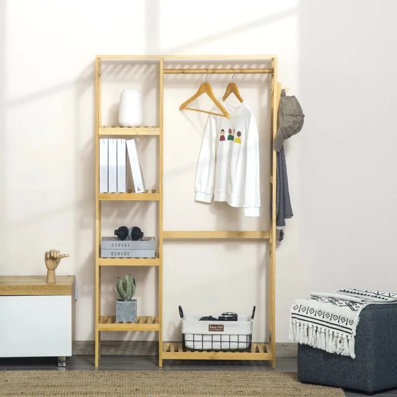 Charriot Tejo – 90x30x155 cm – Bambu Natural – Design Natura