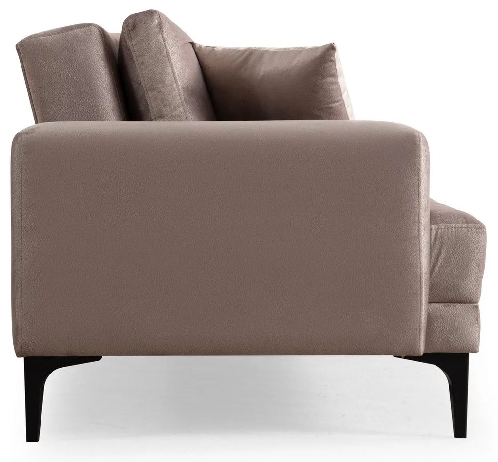 Sofá de 3 Lugares Astana – Bege – 234x78x100 cm