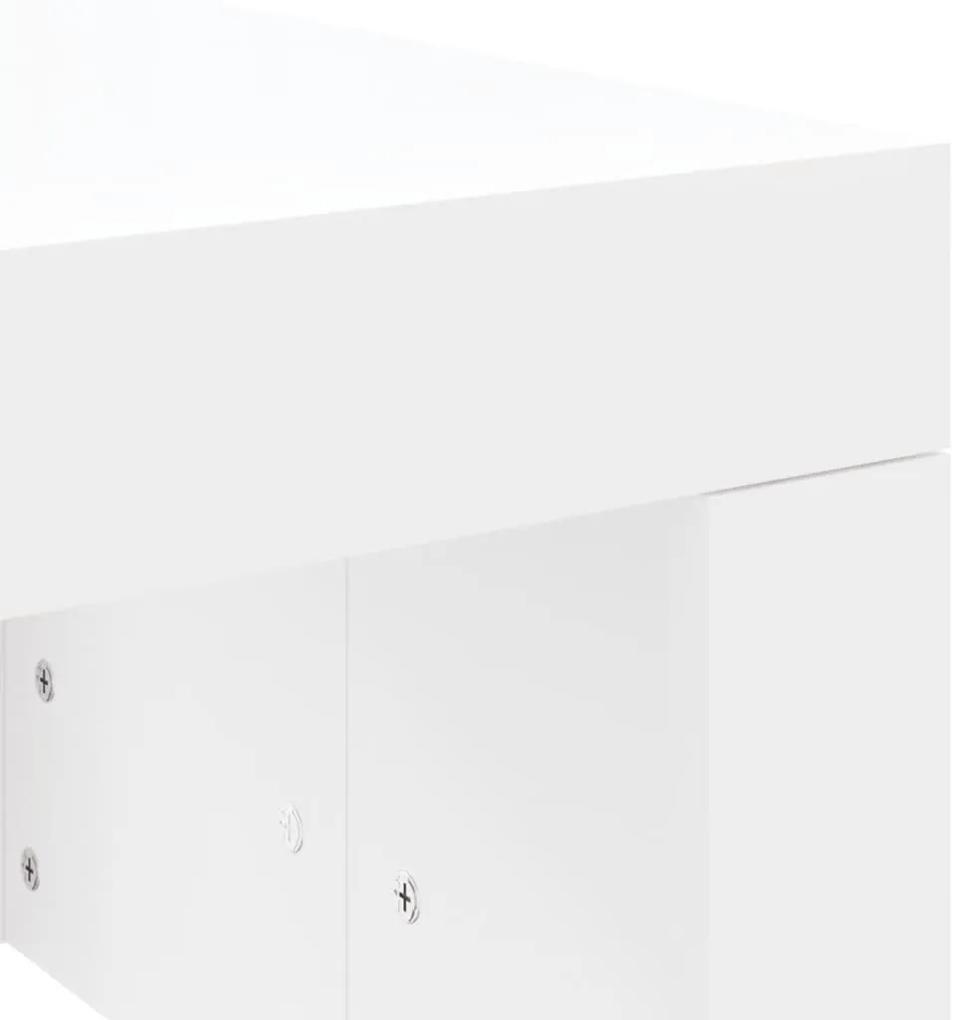 Mesa de centro 102x50x36 cm madeira processada branco