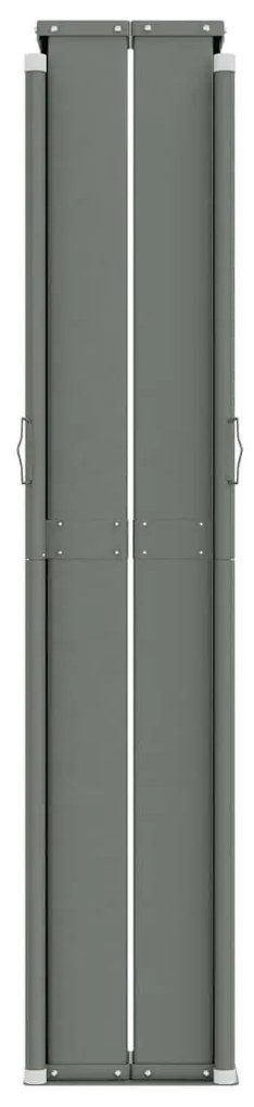 Toldo lateral retrátil 220x1200 cm vermelho