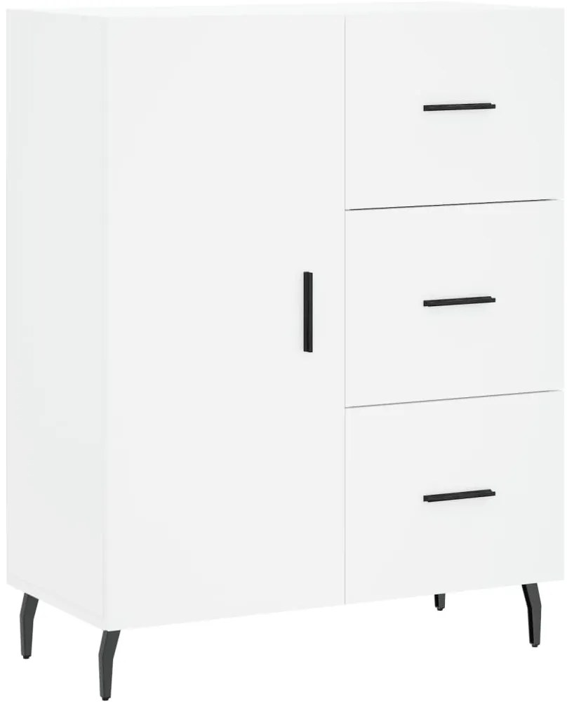 Armário alto 69,5x34x180 cm derivados de madeira branco