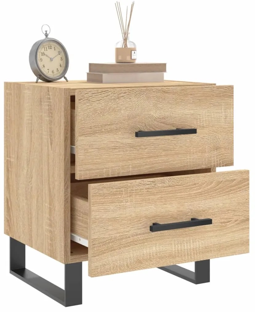 Mesa cabeceira 40x35x47,5 cm derivados madeira carvalho sonoma