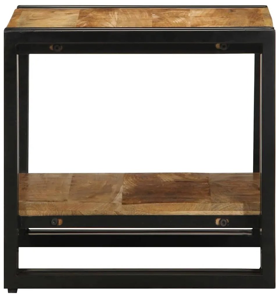 Mesa de centro vidaXL 40x50x38 cm Madeira de mangueira maciça