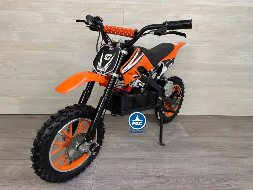 Mota elétrica Cross para crianças Moto Dirk 36V 800W Laranja