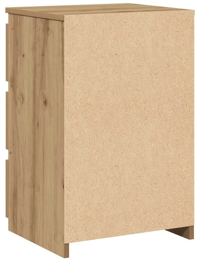 Mesa de cabeceira em carvalho artesanal 40x35x62,5 cm