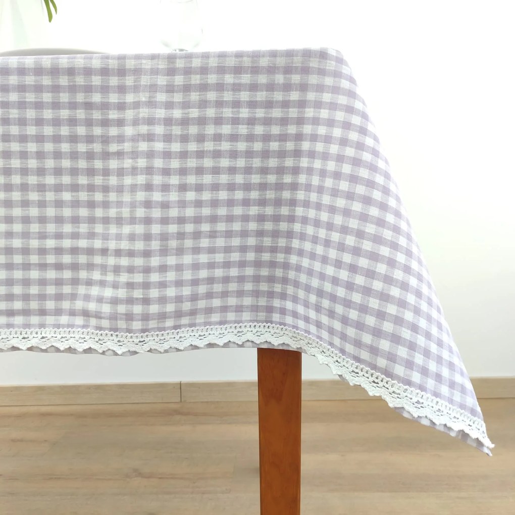 Toalha de Mesa Linho ROL Íris Renda