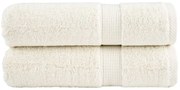 vidaXL Toalhas de banho premium SOLUND 2pcs 70x140 cm 600 gsm creme