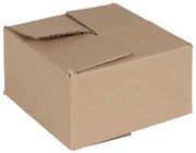 vidaXL Caixa Rebatível 50 pcs Natural 15 x 15 x 8 cm cartão