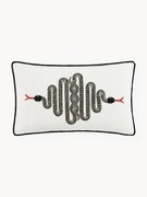 Almofada decorativa em linho Snake