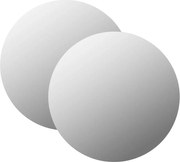 vidaXL Espelhos de parede 2 pcs 40 cm vidro redondo