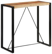 Mesa de bar 110x55x110 cm madeira recuperada maciça