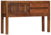 vidaXL Aparador 118x30x75 cm madeira de mangueira maciça