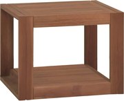 vidaXL Armário de parede p/ casa de banho 45x45x35 cm teca maciça