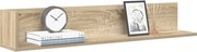 vidaXL Prateleiras de parede 2pcs derivados de madeira carvalho sonoma