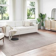 vidaXL Tapetes de área HUARTE Creme e Taupe 340 x 240 cm Poliéster