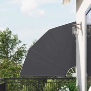 vidaXL Tela de Privacidade para Varanda Preto 140 x 140 cm tecido
