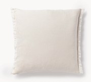 Capa de almofada em linho com franjas Luana
