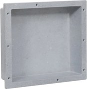 vidaXL Habitáculo de chuveiro 41x36x10 cm cinzento mate