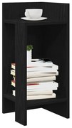 vidaXL Mesa lateral com prateleira 110x50x103 cm preto