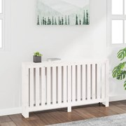 vidaXL Cobertura de radiador 153 x 19 x 84 cm pinho maciço branca