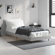 vidaXL Estrutura cama 75x190 cm derivados de madeira cinzento sonoma