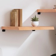 vidaXL Prateleira de parede 60x50x(2-6) cm carvalho tratado castanho
