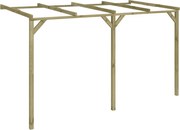 vidaXL Pérgola inclinada 2x4x2,2 m madeira