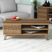 Mesa de Centro Inci – Nogueira – 105 cm x 38,2 cm x 60 cm