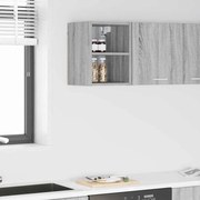 vidaXL Armário suspenso Cinza Sonoma 30 x 29,5 x 40 cm