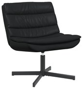 vidaXL Cadeira giratória Preto 63 x 75 x 76 cm PU Brilhante