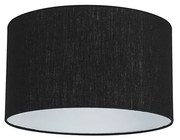 Abajur de tecido preto 35/35/20