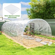 Cobertura de Substituição para Estufa 6x10 m (NÃO INCLUIDA) de Polipropileno para Horta Plantas Agricultura Jardim Tranparente