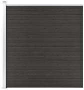 vidaXL Painel de vedação para jardim 175x186 cm WPC cinzento