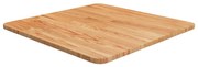 vidaXL Tampo mesa quadrado 50x50x1,5cm carvalho tratado castanho-claro